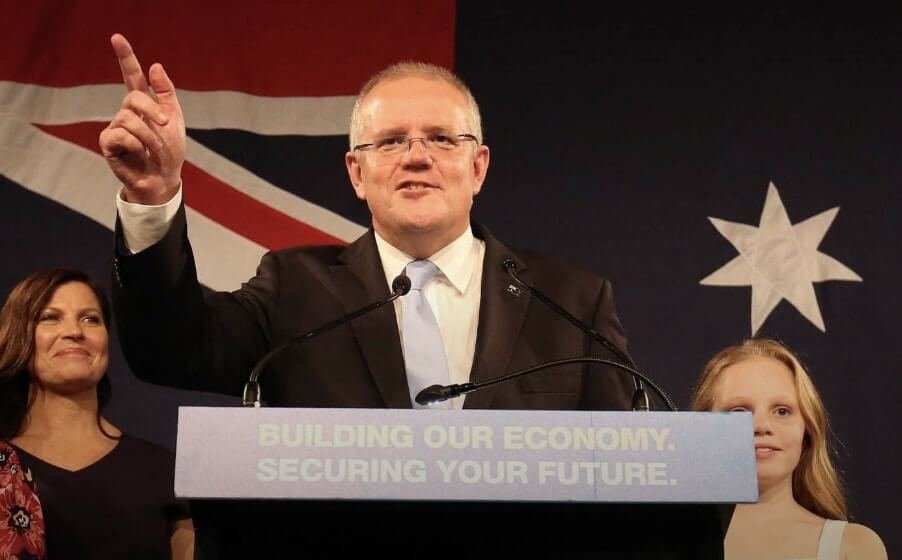 australia morrison loses wechat account election