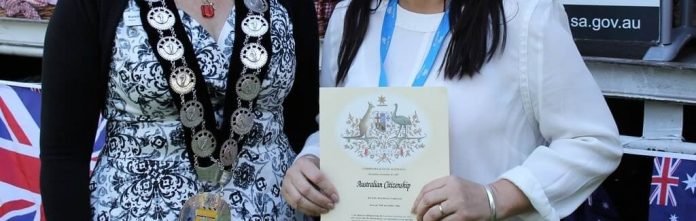 Australian citizenship oath-taking Australian citizenship oath-taking
