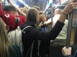 crowded trains