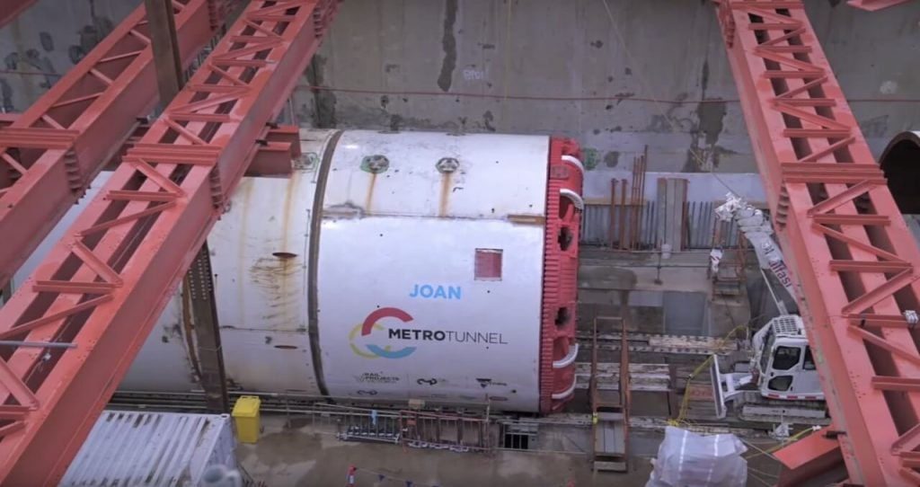 First tunnel boring machine named Joan