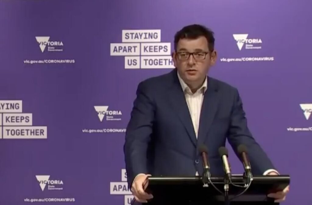 Victorian Premier Daniel Andrews 06 Sept 2020