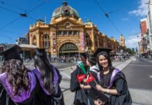 We need to restart immigration quickly to drive economic growth. Here’s one way to do it safely The university sector faces up to A$19 billion in losses over the next three years due to lost international student revenue. | Photo: Shutterstock