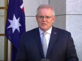 Prime Minister Scott Morrison in a press conference held 18 August 2021.