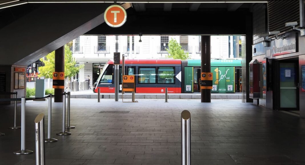 Australia, train, city, transport